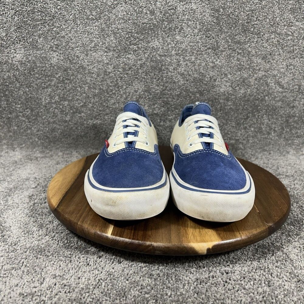 Vans Authentic Pro STV Men's Size 11.5 Navy White Athletic Skate Shoes Used - Picture 3 of 11